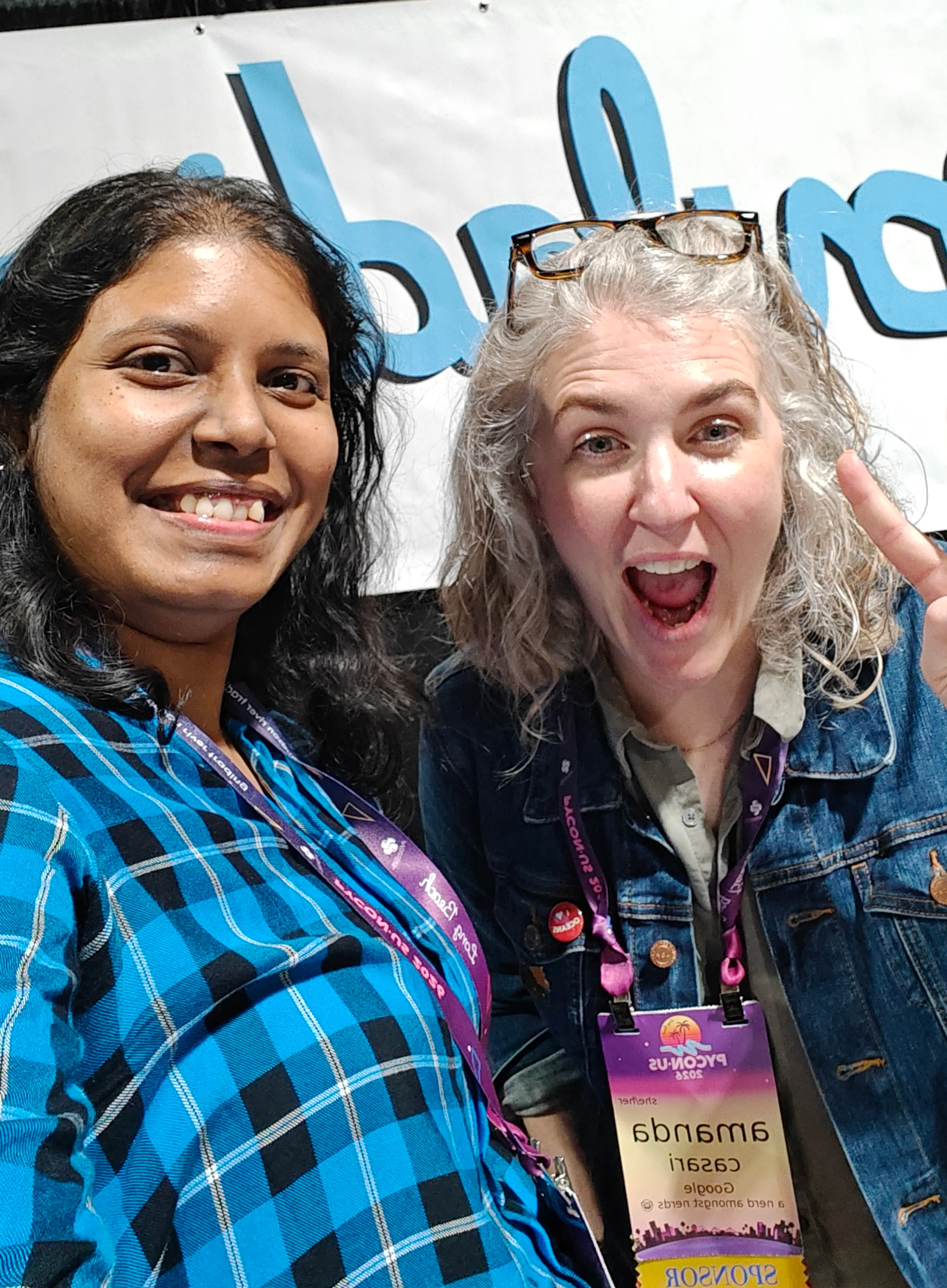 Chilling with Amanda who gave a kickass keynote